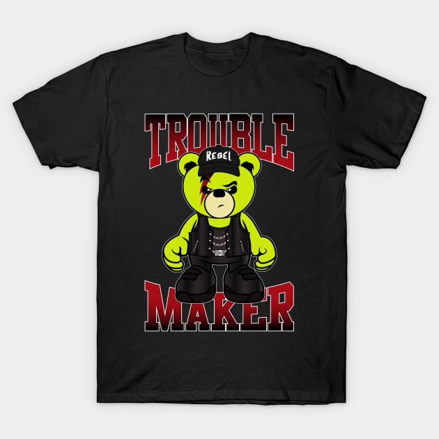 troublemaker teddy tee T-Shirt by janvimar
